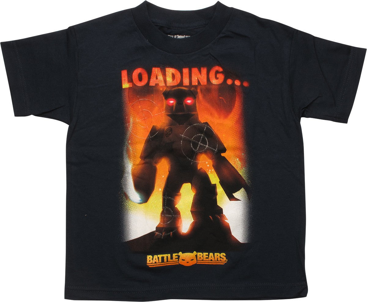 Battle Bears Loading Navy Youth T-Shirt
