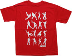 Fortnite Dance Dance Solid Red Youth T-Shirt