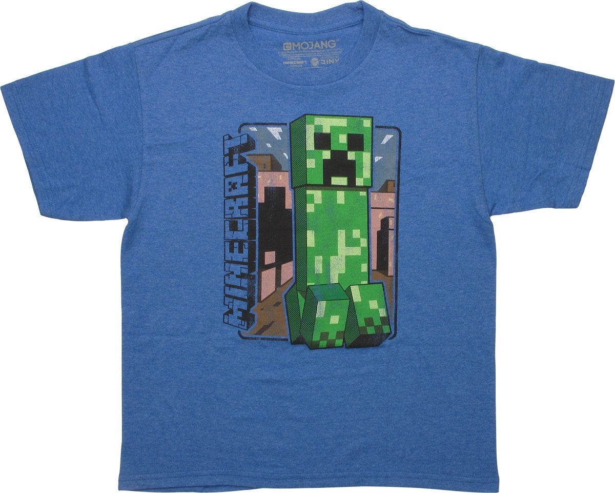 Minecraft Vintage Creeper Youth T-Shirt