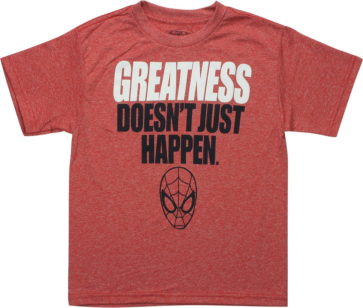 Spiderman Greatness Happen Youth T-Shirt