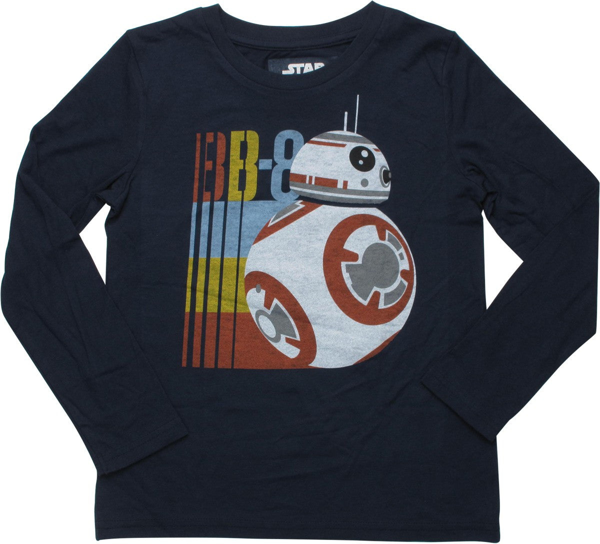 Star Wars BB-8 Droid Vintage Stripe Youth T-Shirt