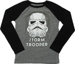 Star Wars Stormtrooper Geo LS Youth T-Shirt