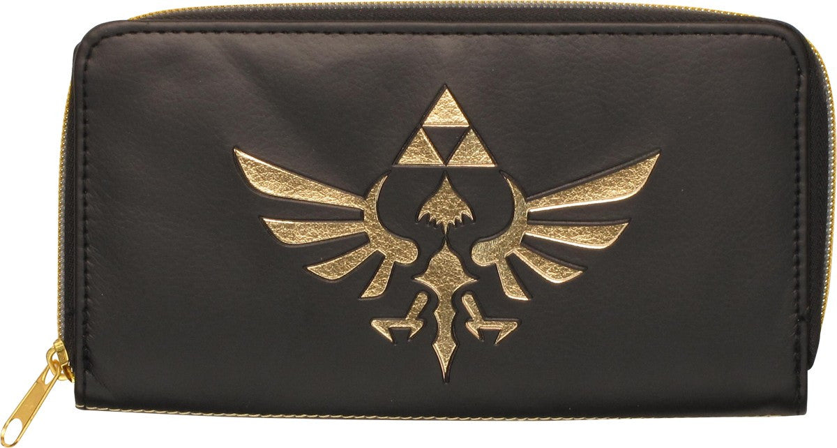 Zelda Skyward Sword Logo Zipper Clutch Wallet