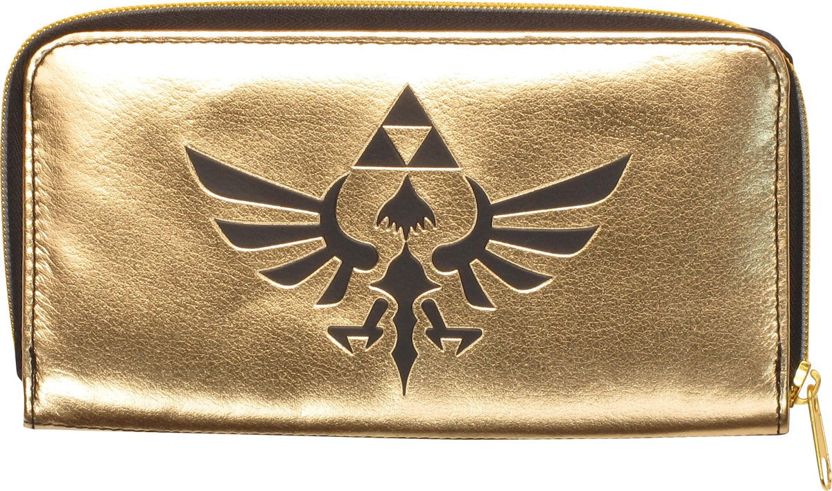 Zelda Skyward Sword Logo Zipper Clutch Wallet