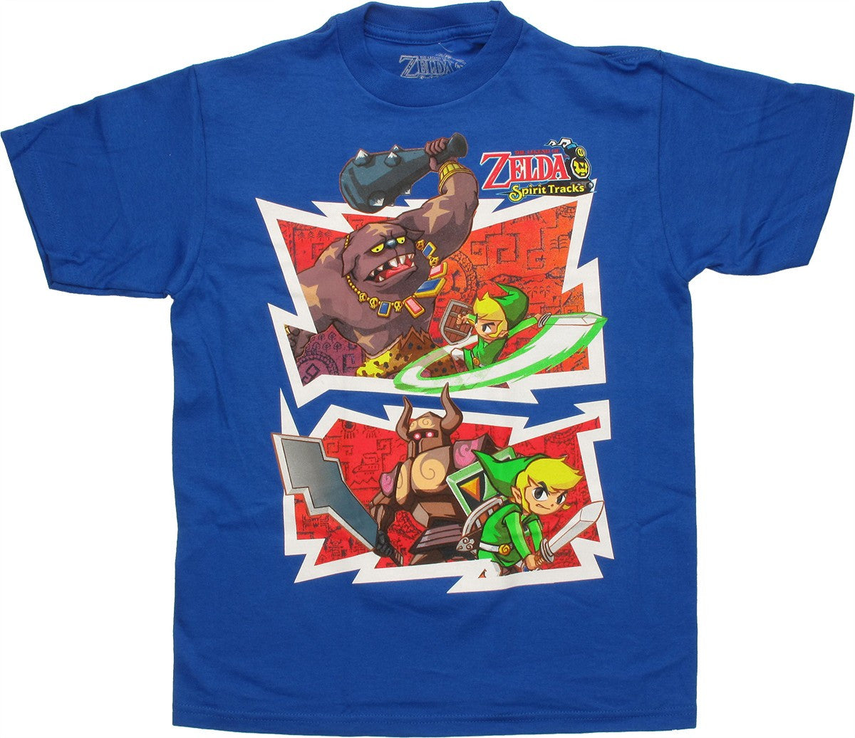 Zelda Spirit Tracks Two Panel Youth T Shirt