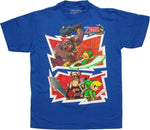 Zelda Spirit Tracks Two Panel Youth T Shirt
