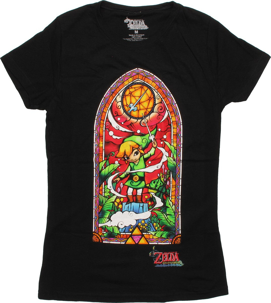 Zelda Stained Glass Wind Waker Baby Tee